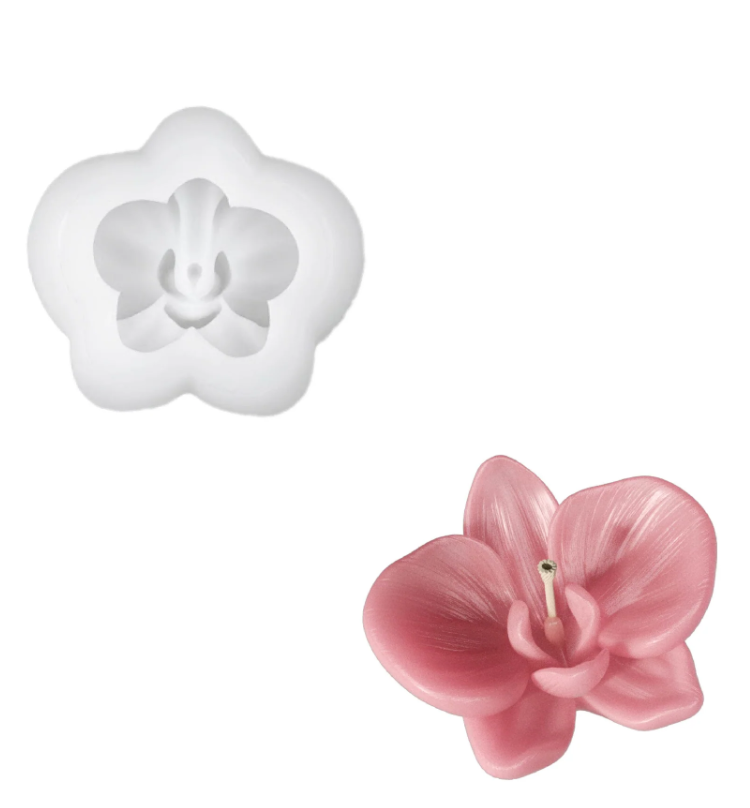 Dreamy Orchid Candle Silicone Mold - Image 3