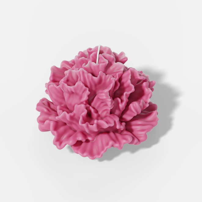 Blooming Carnation Candle Silicone Mold - Image 4