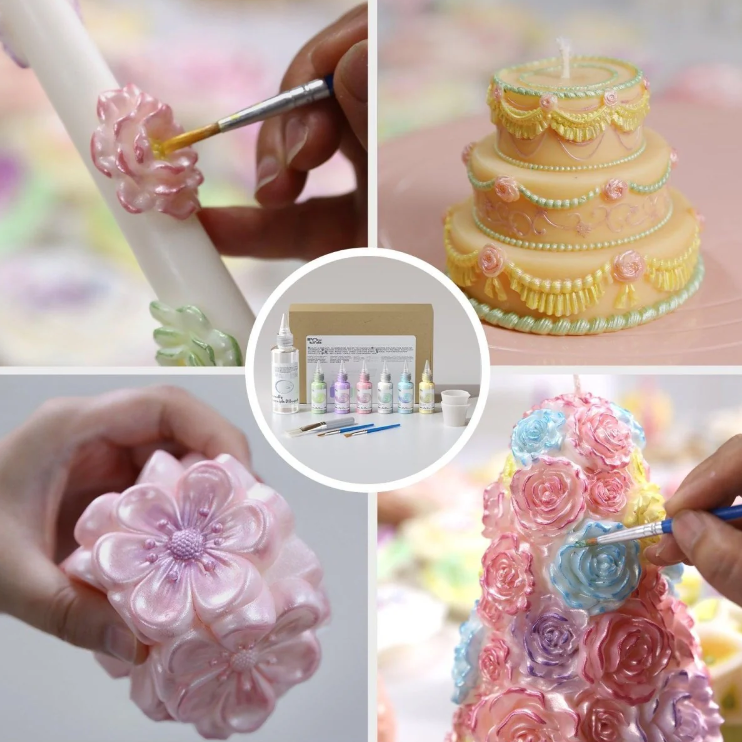 Colored Glossy Candle Varnish Set - 6 of Spring/Summer Vibe - Image 3