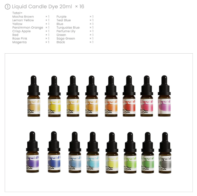 Liquid Candle Dye - 16 Colors - Image 2