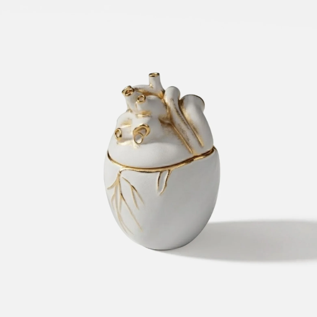 Sculpted Heart Candle Jar Mold - Image 2