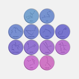 Zodiac Coaster | Lid Topper Mold Silicone Mold Collection