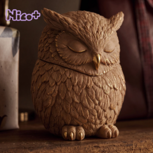 Moonlight Owl Candle Jar Mold