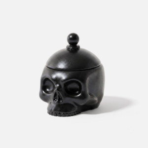 Midnight Skull Candle Jar Mold